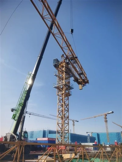 Climbing Flat-Top Tower Crane factory