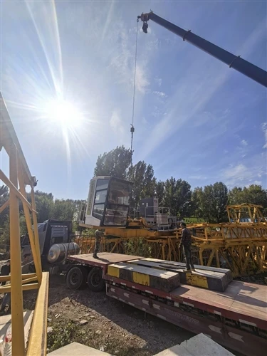 ZOOMLION 6017-10 Tower Crane Prepared For Delivery To Kazakhstan